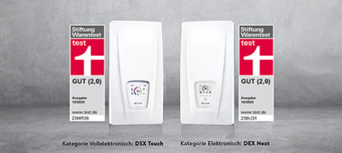 Clage Durchlauferhitzer DSX Touch DEX Next Testsieger