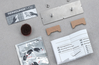 : Kleben statt Bohren, Keuco, Accessoires, Edition 90, Klebetechnik.