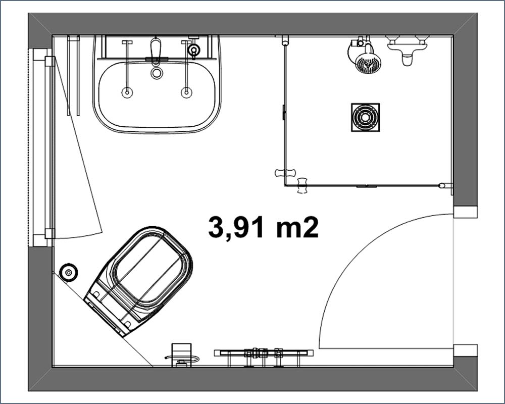 Bäder kleiner als 4qm