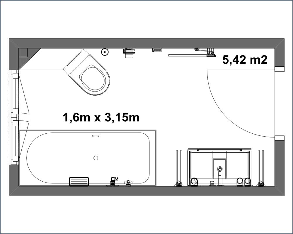 Bäder kleiner als 6qm