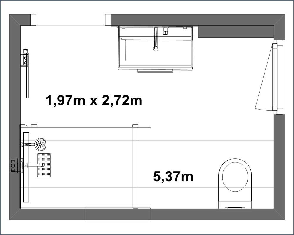 Bäder im Dachgeschoss